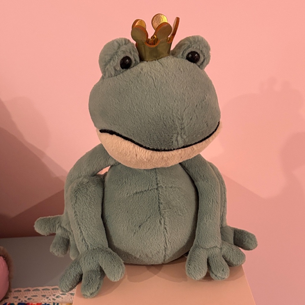 Jellycat frog. Fabian. BNWT.